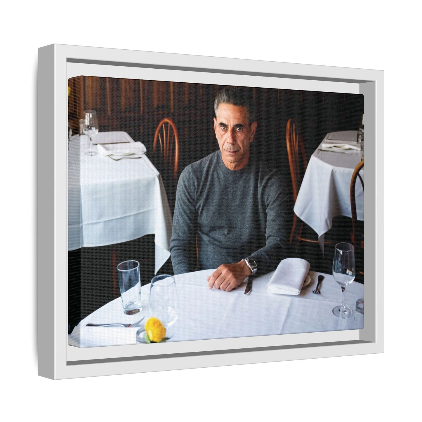 Skinny Joey Merlino - "We Can Go Anywhere" Matte Canvas, Black Frame