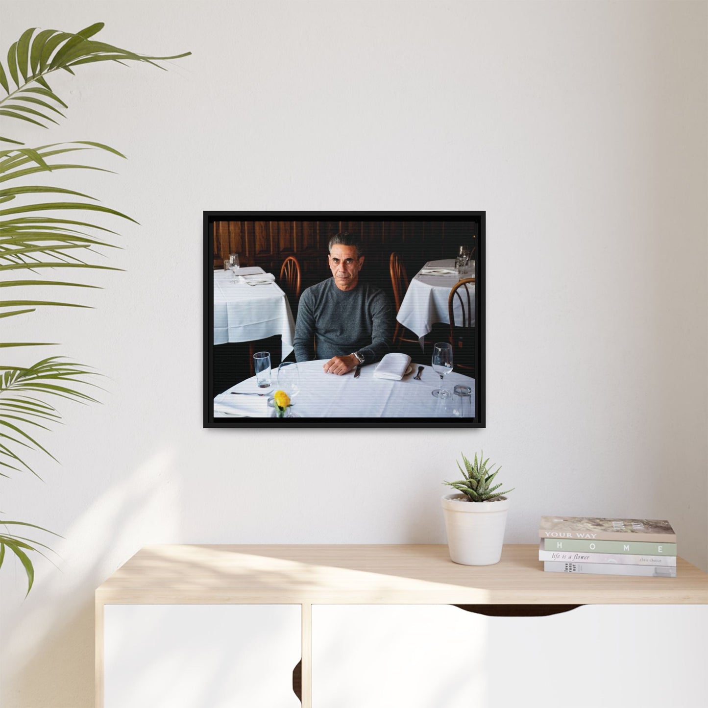Skinny Joey Merlino - "We Can Go Anywhere" Matte Canvas, Black Frame