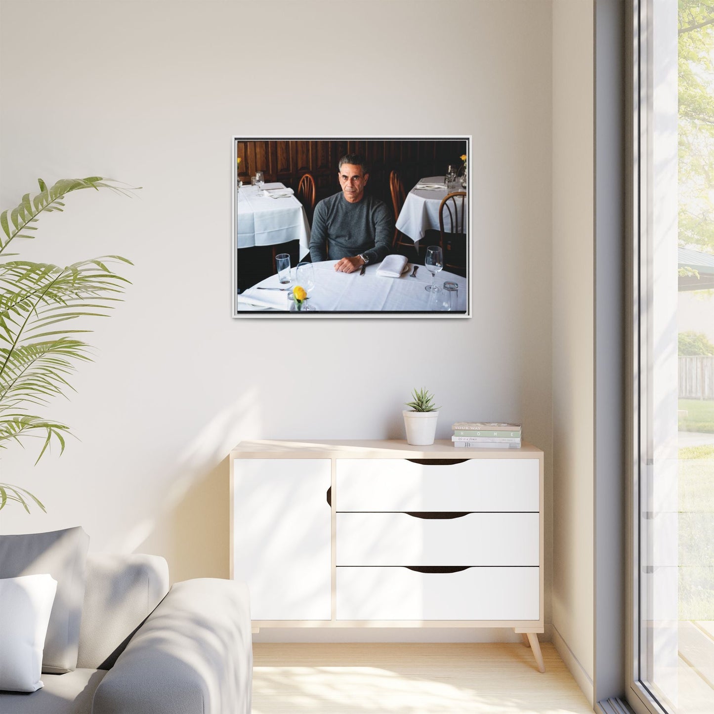Skinny Joey Merlino - "We Can Go Anywhere" Matte Canvas, Black Frame