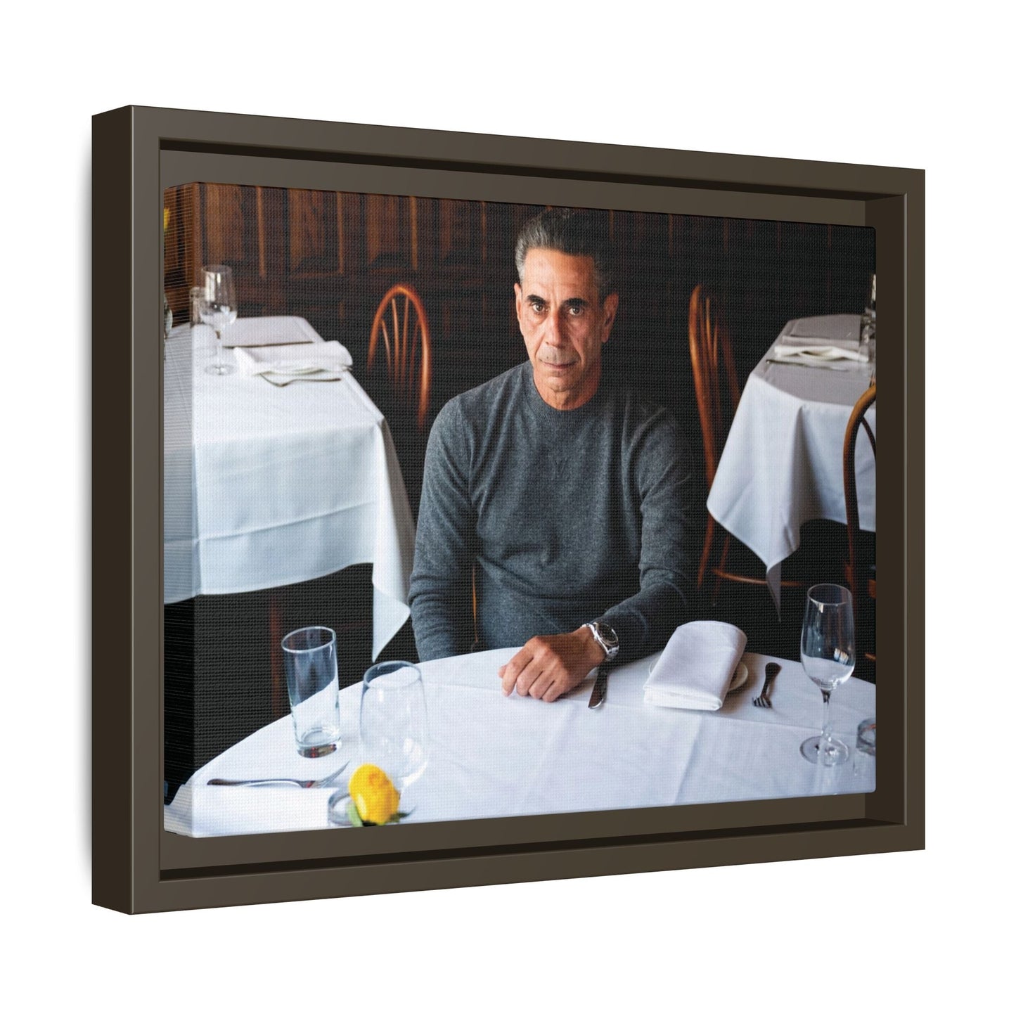 Skinny Joey Merlino - "We Can Go Anywhere" Matte Canvas, Black Frame
