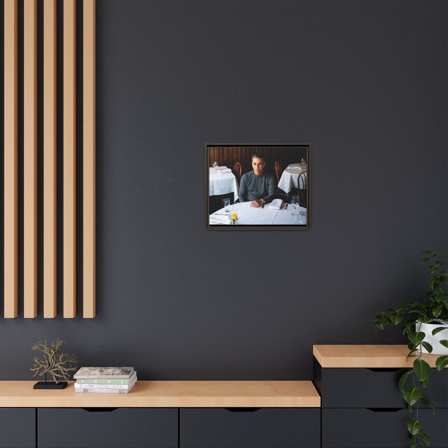 Skinny Joey Merlino - "We Can Go Anywhere" Matte Canvas, Black Frame