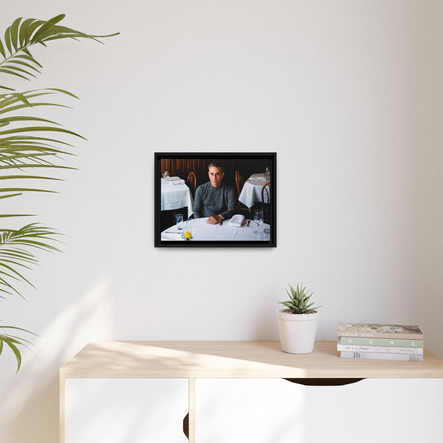 Skinny Joey Merlino - "We Can Go Anywhere" Matte Canvas, Black Frame
