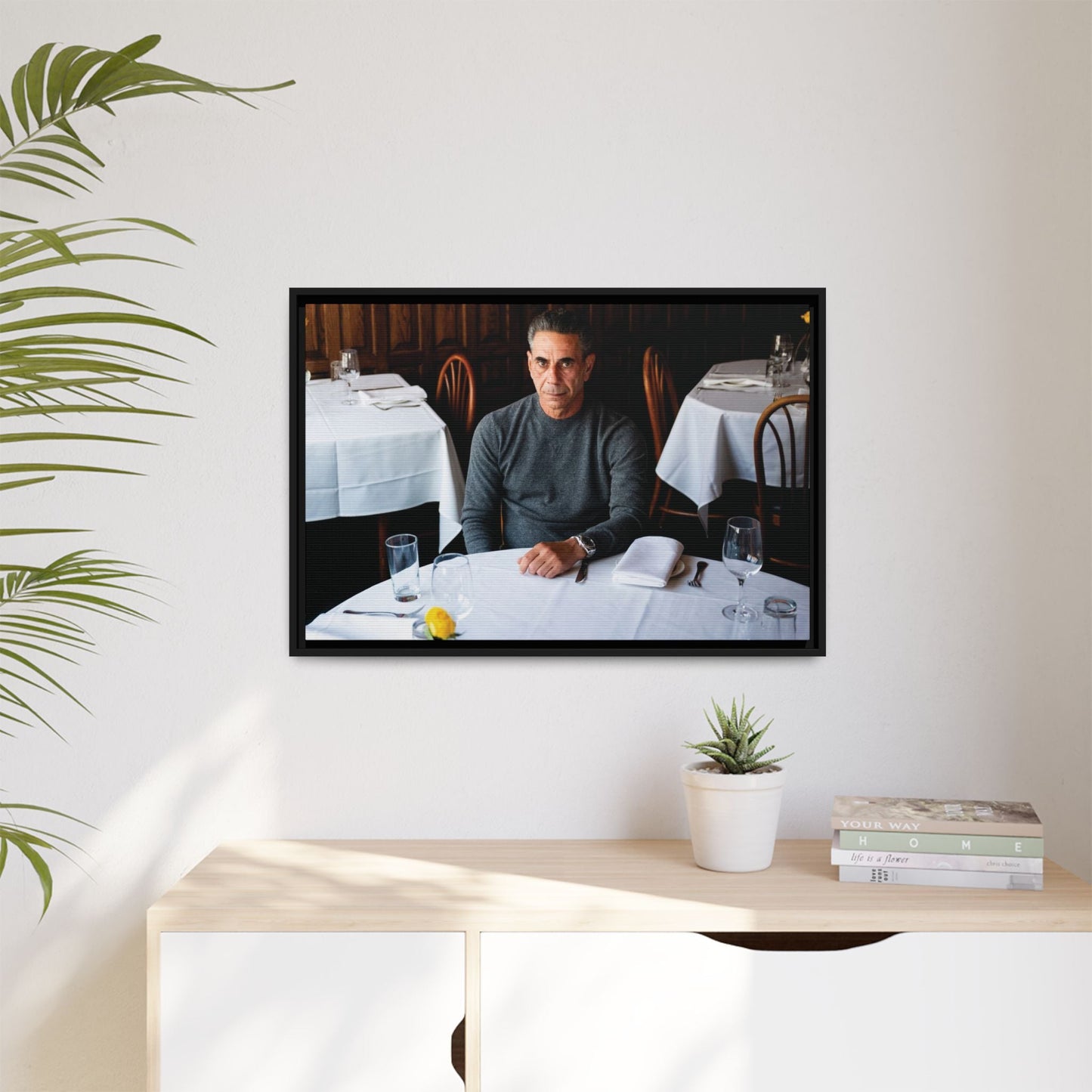 Skinny Joey Merlino - "We Can Go Anywhere" Matte Canvas, Black Frame