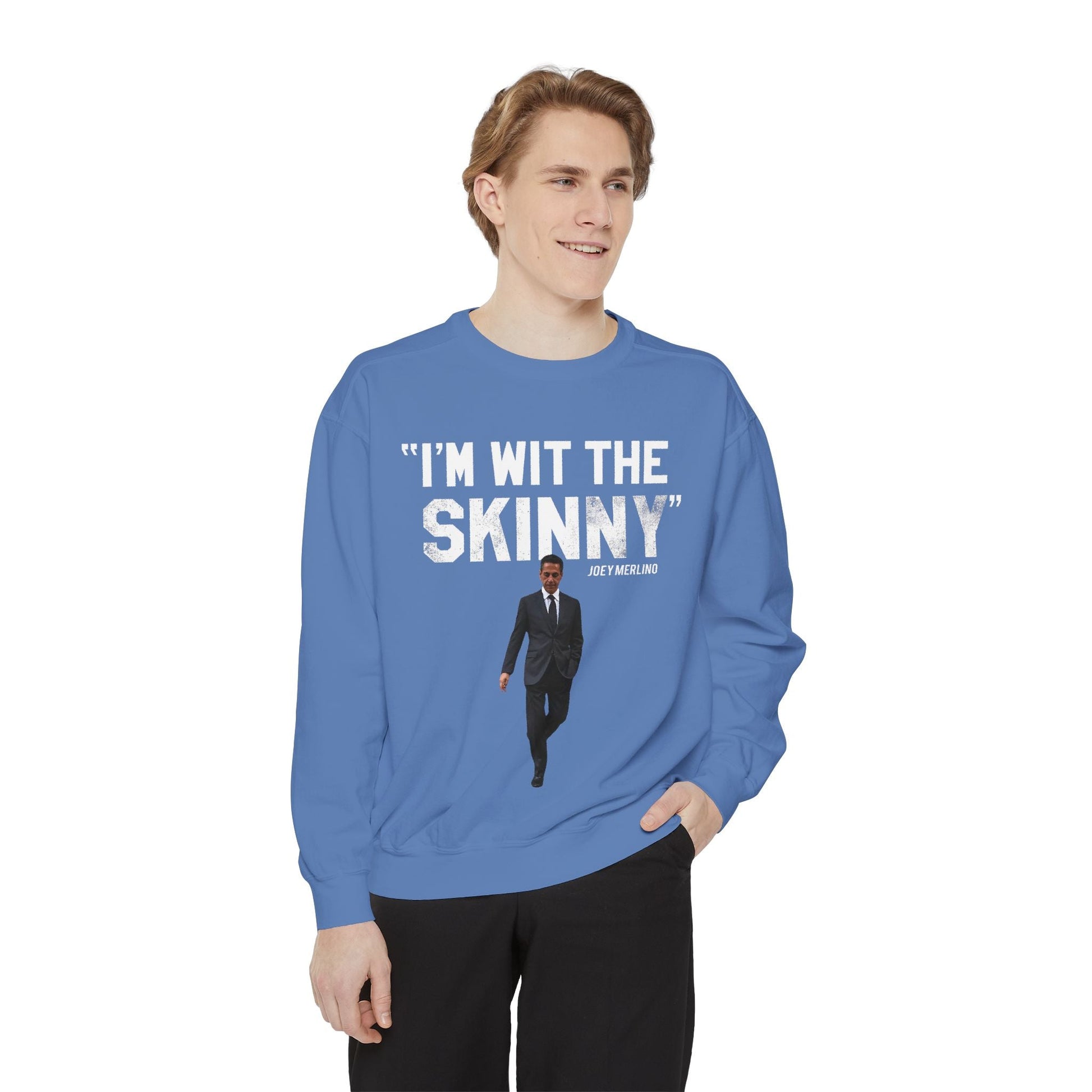Skinny Joey Merlino Stylish Unisex Sweatshirt - Streetwear Vibes with Iconic Design