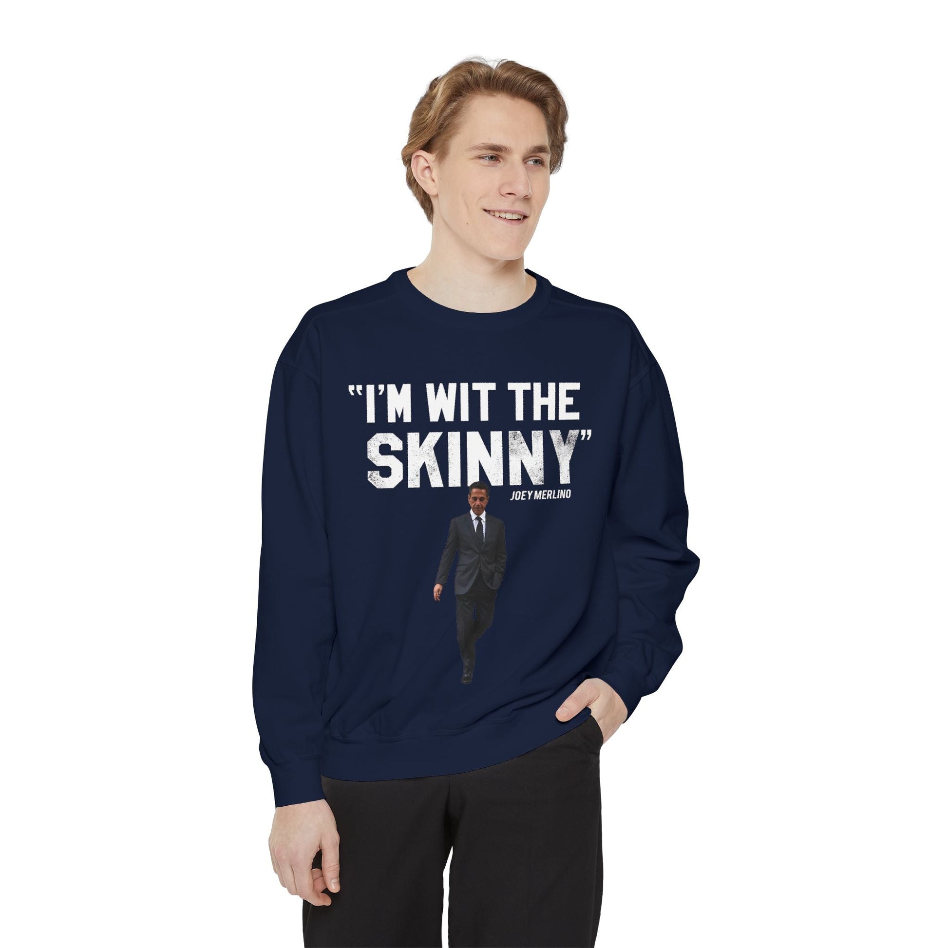 Skinny Joey Merlino Stylish Unisex Sweatshirt - Streetwear Vibes with Iconic Design
