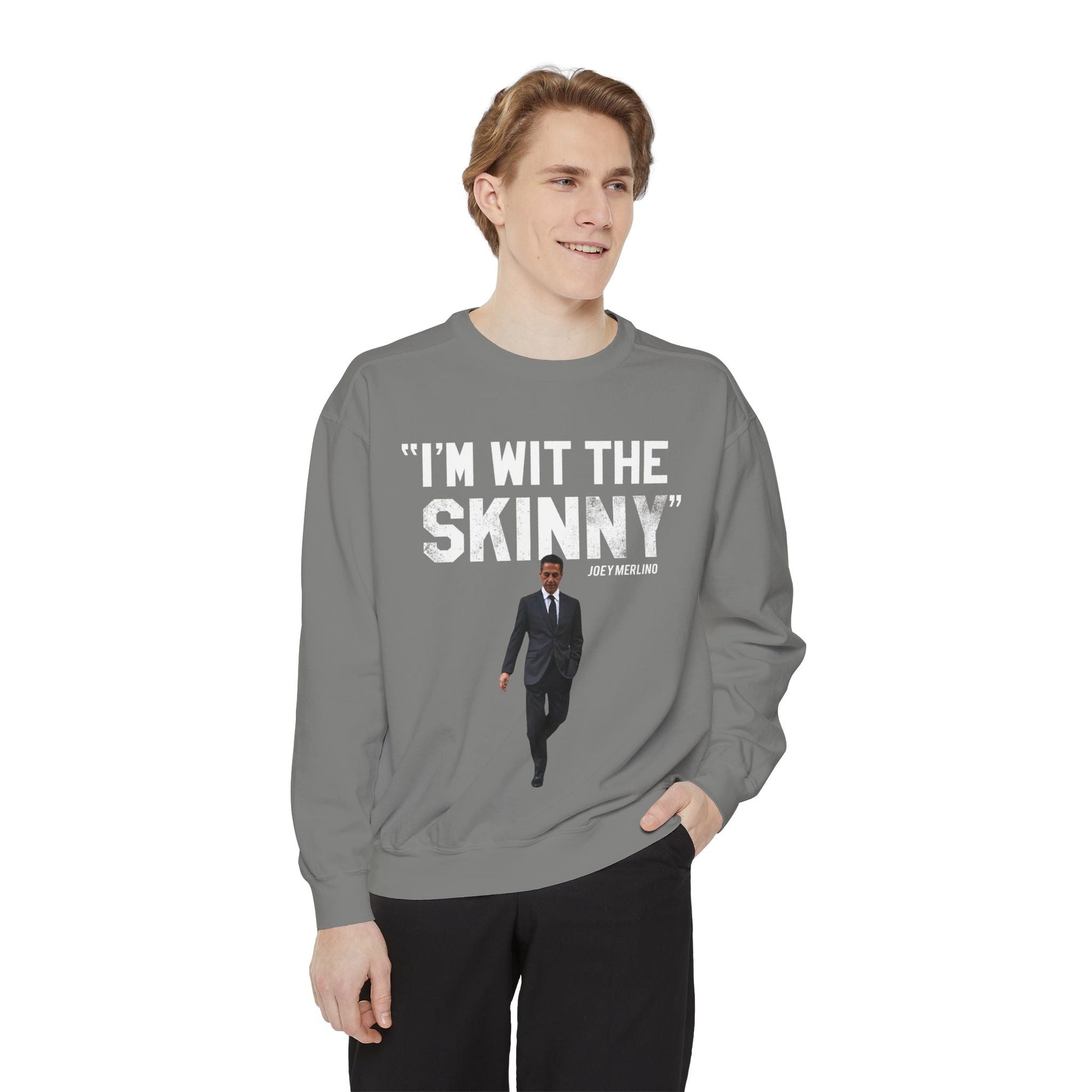 Skinny Joey Merlino Stylish Unisex Sweatshirt - Streetwear Vibes with Iconic Design